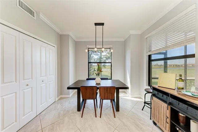 a view of a yard with an outdoor space