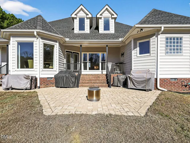 a view of a house with patio