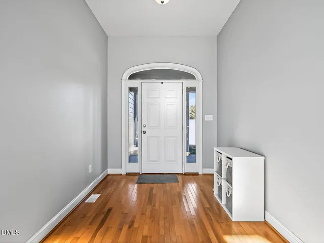 wooden floor in an empty room