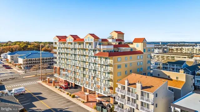 a view of a city with tall buildings