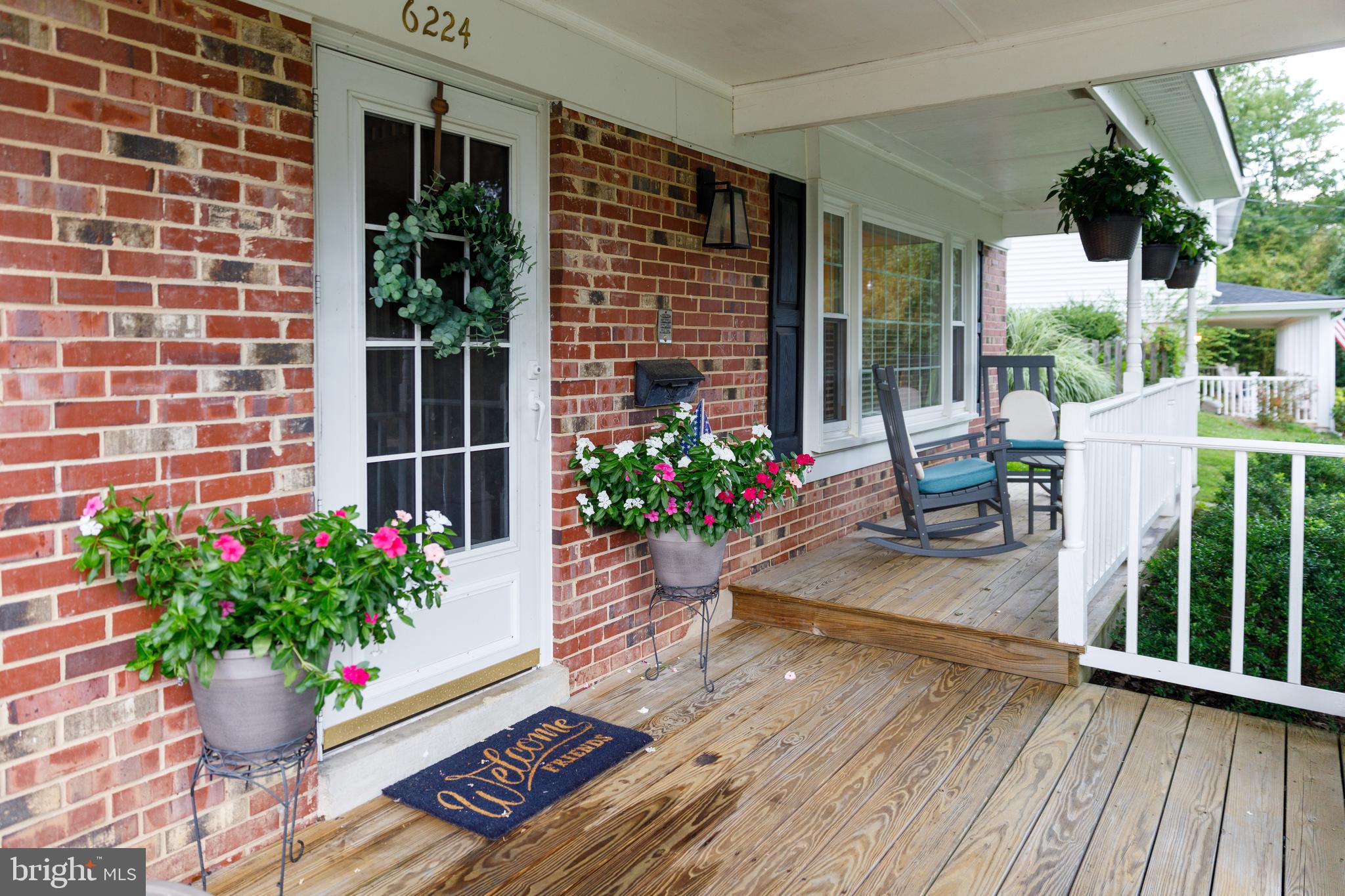 6224 Greeley Boulevard Springfield, VA 22152 - Photo 2 of 44 Welcome to your own front porch!! PAUSE & RELAX!