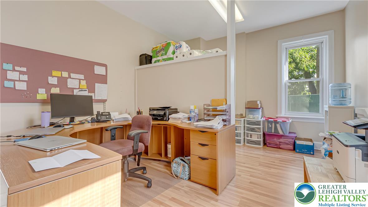 205 West Broad Street Bethlehem, PA 18018 - Photo 16 of 38 a view of a workspace with furniture and a window