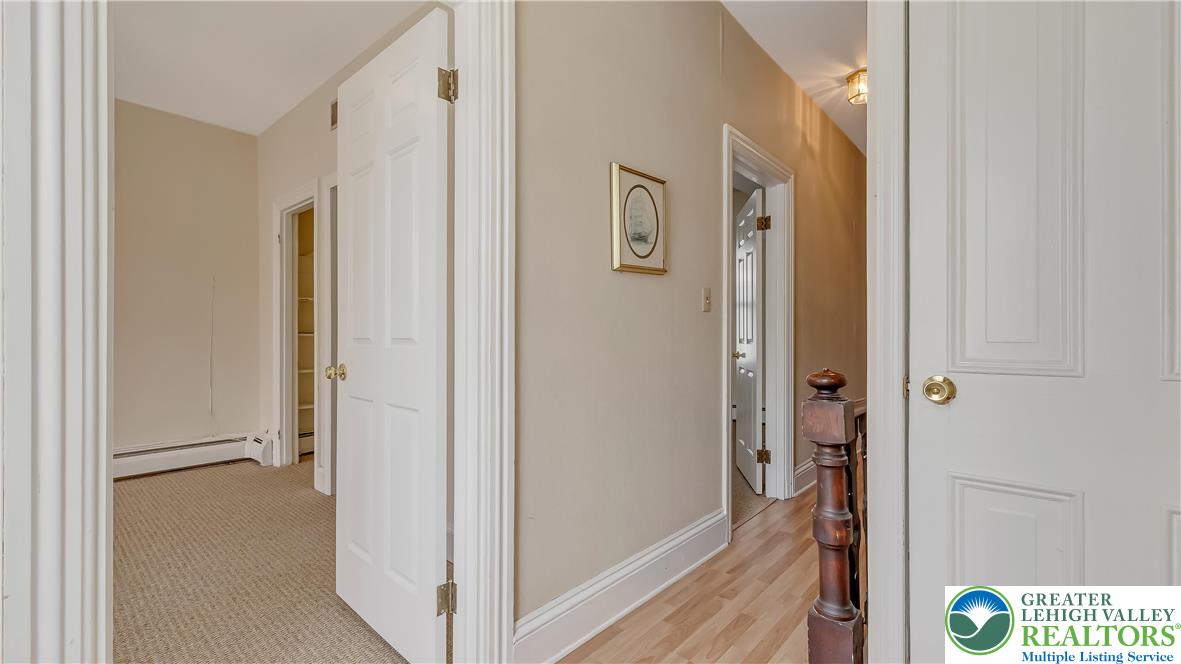 205 West Broad Street Bethlehem, PA 18018 - Photo 17 of 40 a view of a hallway with wooden floor and closet