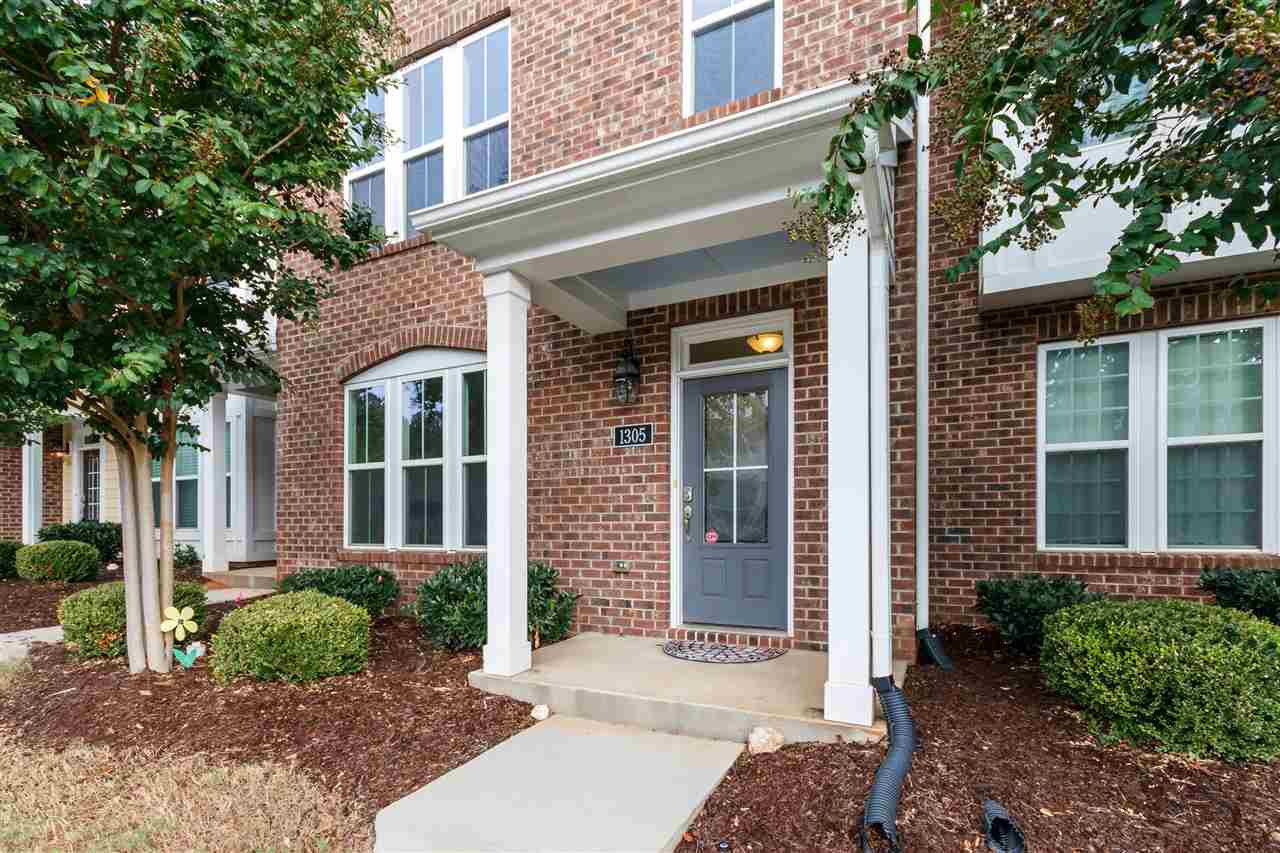 1305 Rodessa Run Raleigh, NC 27607 - Photo 3 of 25 Welcome home! Don't worry about yard maintenance in Inside Wade, HOA maintains yard and landscaping! Front Porch