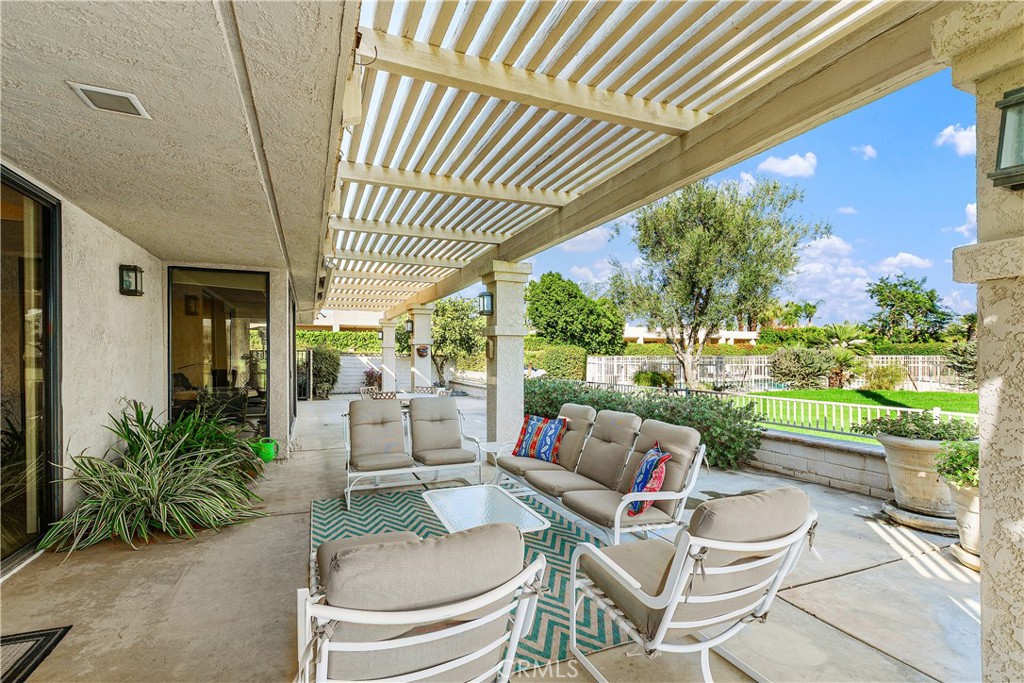 5 Princeton Drive Rancho Mirage, CA 92270 - Photo 23 of 27 a outdoor space with patio the couches and chairs