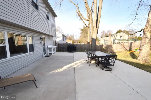 a view of a terrace with chairs