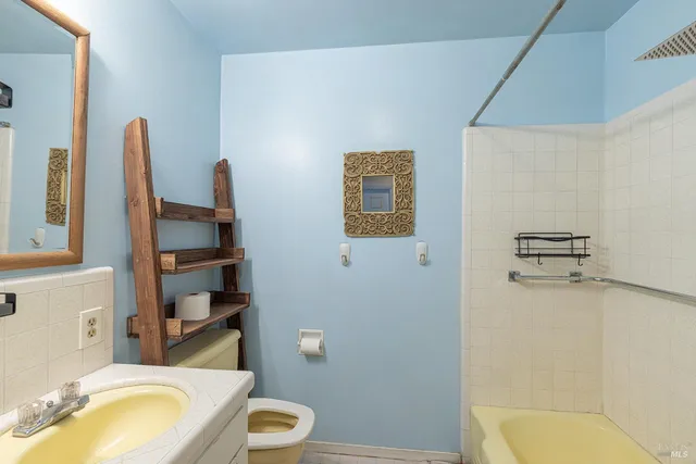 a room with storage and utility