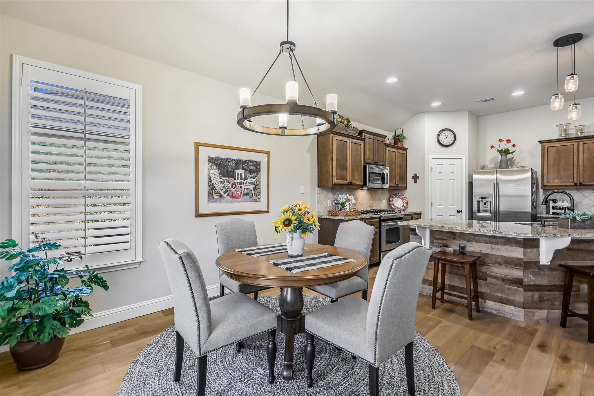 409 Harris Drive Austin, TX 78737 - Photo 9 of 29 a view of a dining room with furniture