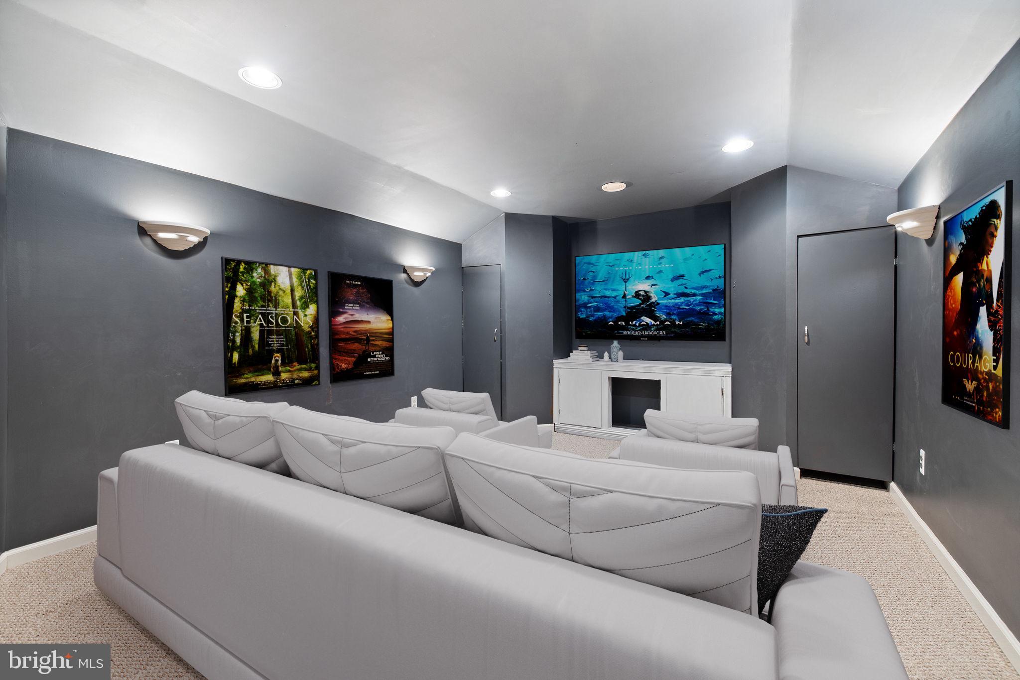 2177 Towles Road Midland, VA 22728 - Photo 48 of 66 Theatre Room - Virtually Staged Concept