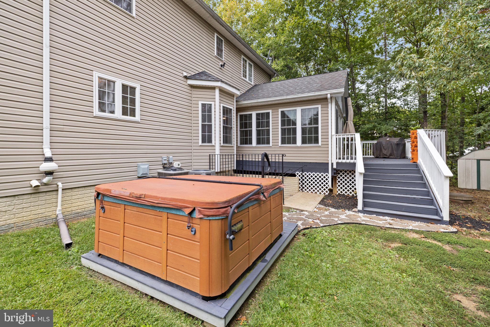2177 Towles Road Midland, VA 22728 - Photo 60 of 66 Hot Tub in Backyard