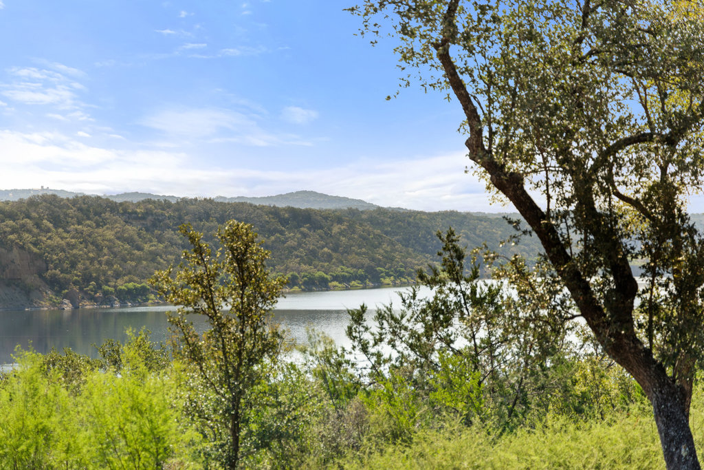 111 Swift Water Road Marble Falls, TX 78654 - Photo 21 of 37 a view of lake with mountain