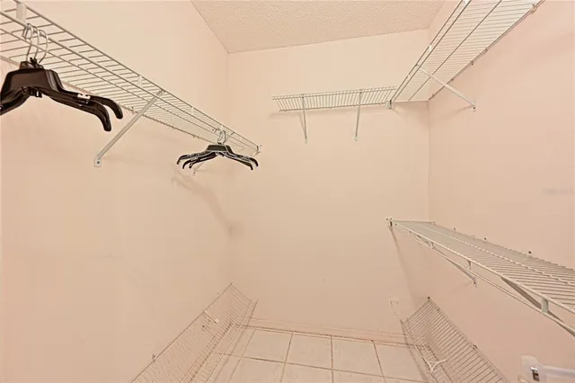 a view of a walk in closet