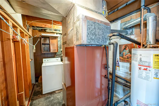 a view of storage and utility room