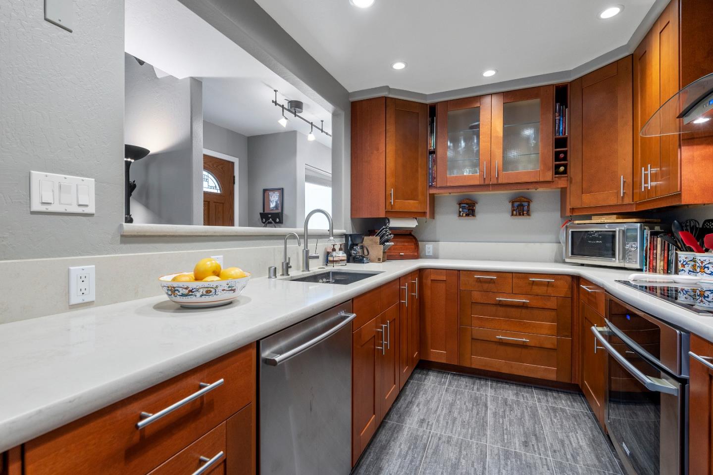 2455 Fairview Lane Santa Clara, CA 95051 - Photo 10 of 25 a kitchen with stainless steel appliances a sink stove and cabinets