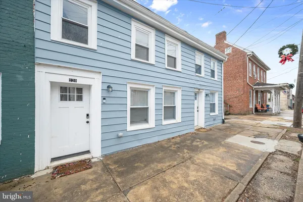 a view of front door of house