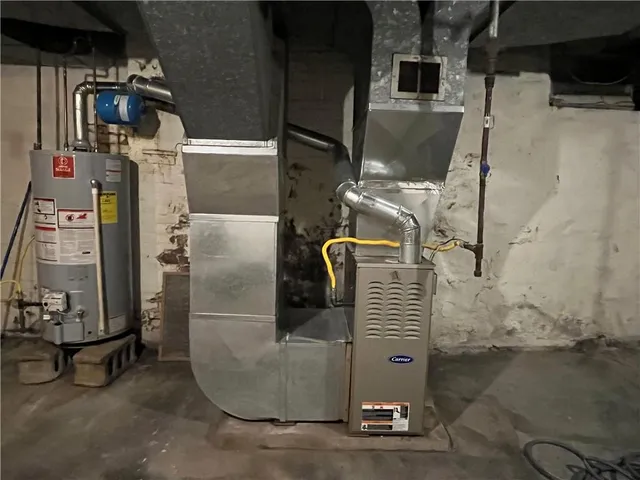 a view of water heater room