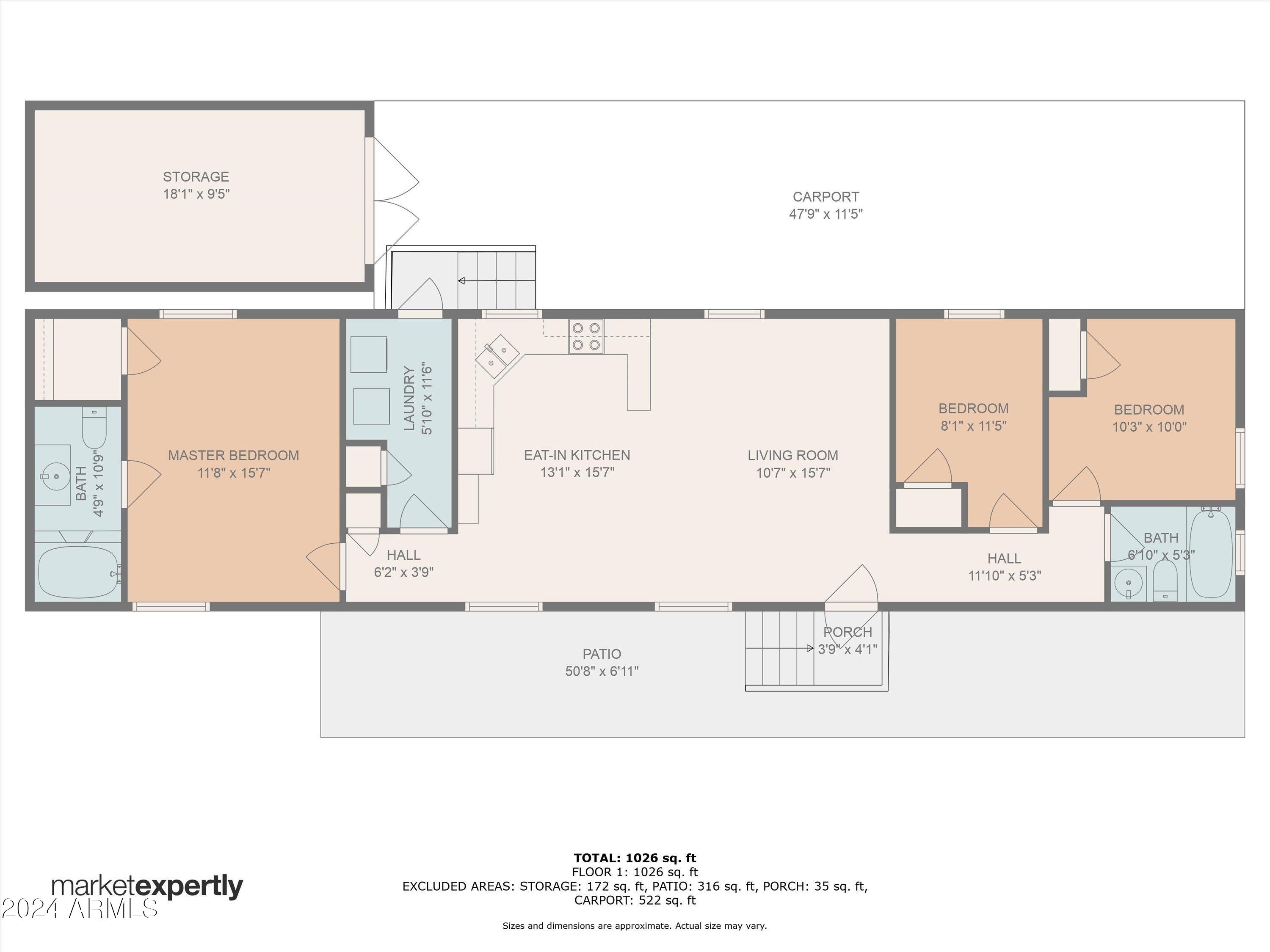 303 South Recker Road, Unit 262 Mesa, AZ 85206 - Photo 27 of 27 27-all_floors_303_s_recker_rd_262_mesa_w