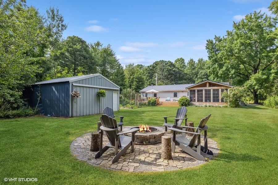 7080 West Youngren Road Three Oaks, MI 49128 - Photo 21 of 32 Firepit