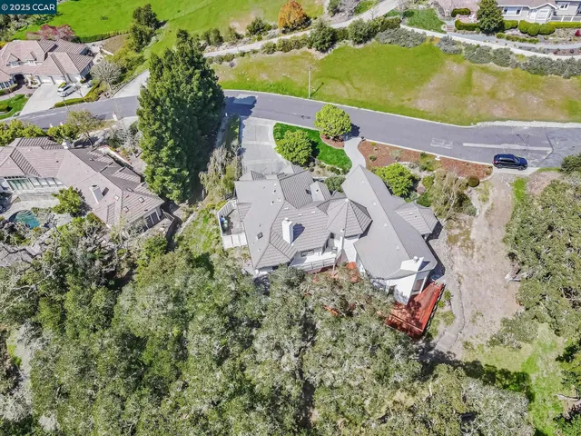a view of city and mountain
