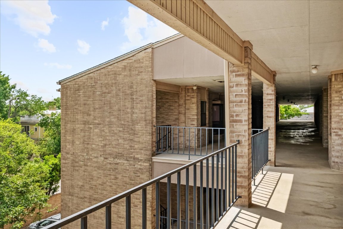 3316 Guadalupe Street, Unit 310 Austin, TX 78705 - Photo 31 of 38 a view of a balcony