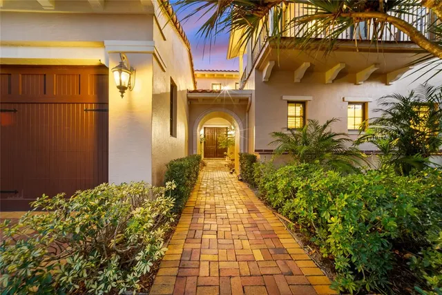 a view of a house with swimming pool