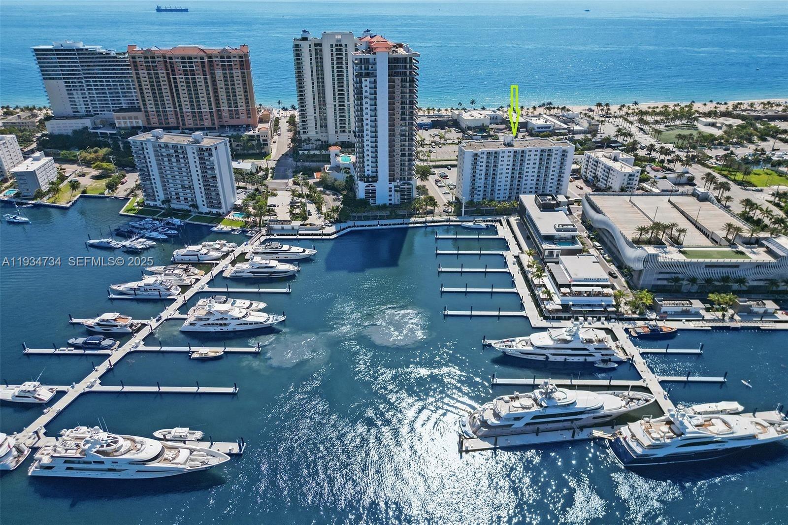 200 South Birch Road, Unit 203 Fort Lauderdale, FL 33316 - Photo 1 of 10 a view of a ocean with tall buildings