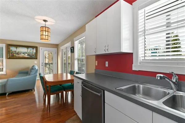 a room with furniture and window