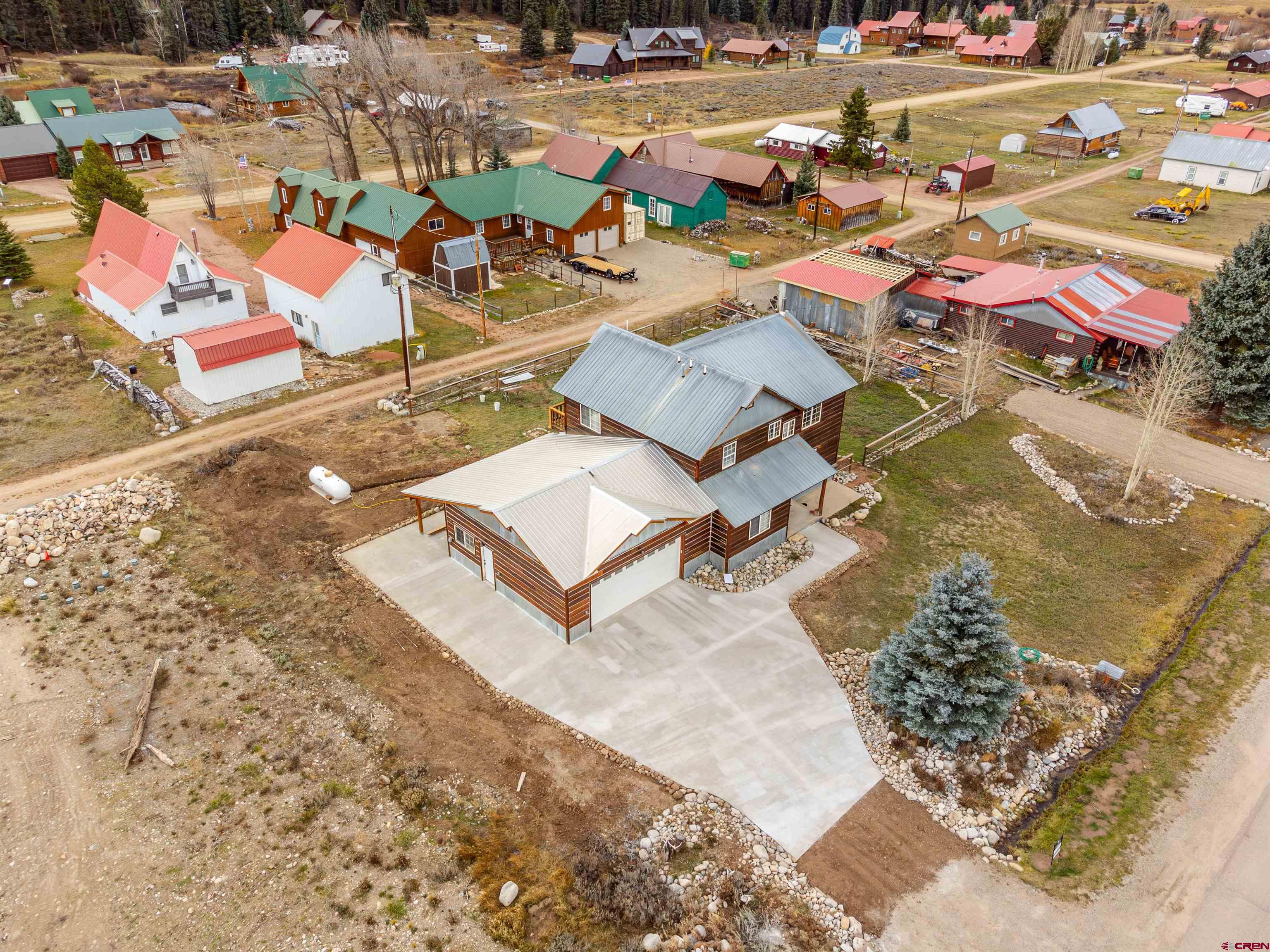 312 Main Street Pitkin, CO 81241 - Photo 21 of 38 an aerial view of a houses with outdoor space