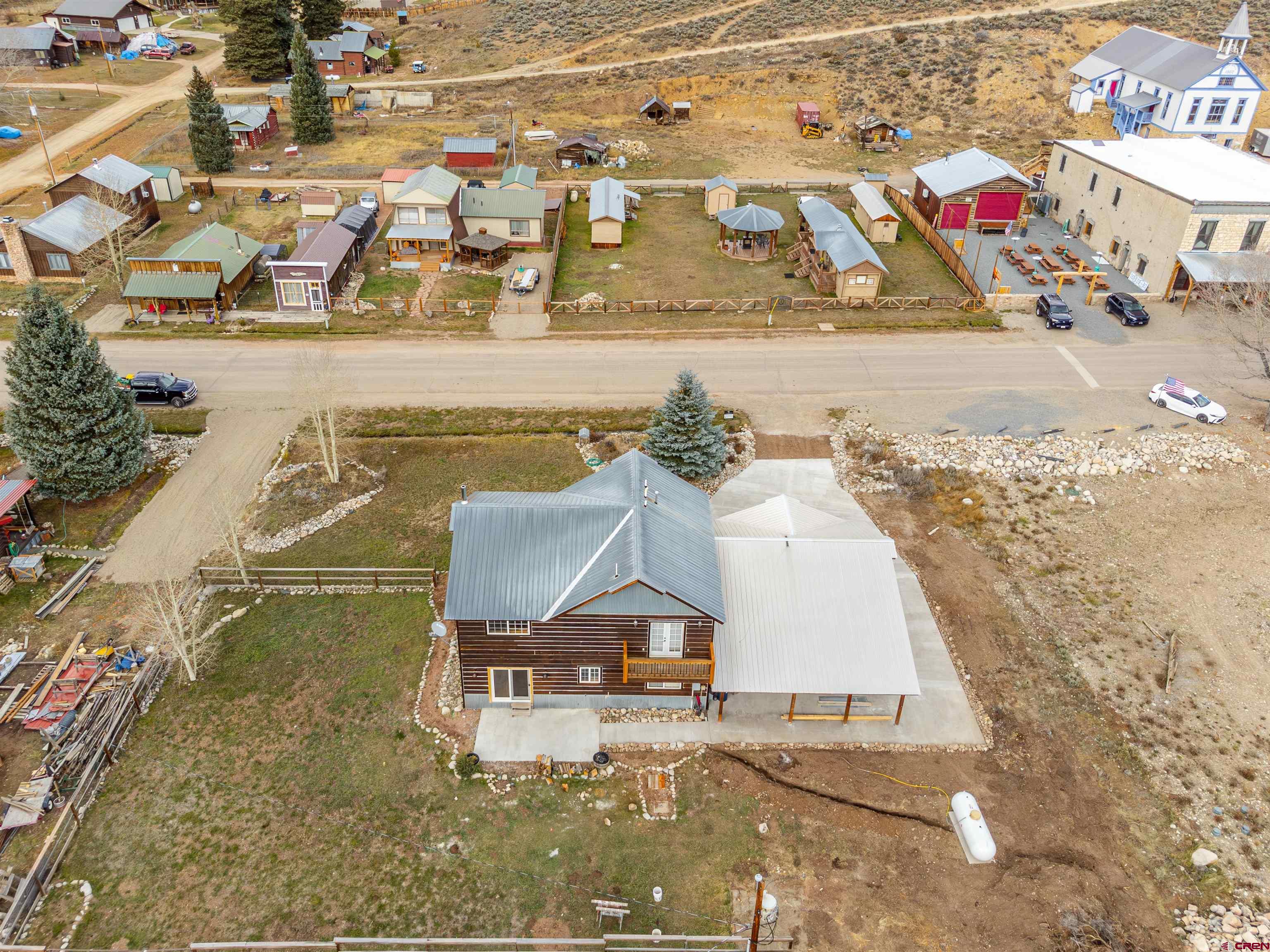 312 Main Street Pitkin, CO 81241 - Photo 23 of 38 a picture of aerial view of residential houses with outdoor space