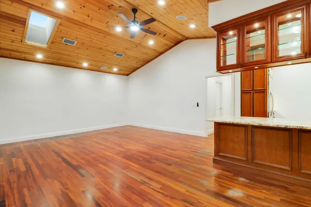 a view of an empty room