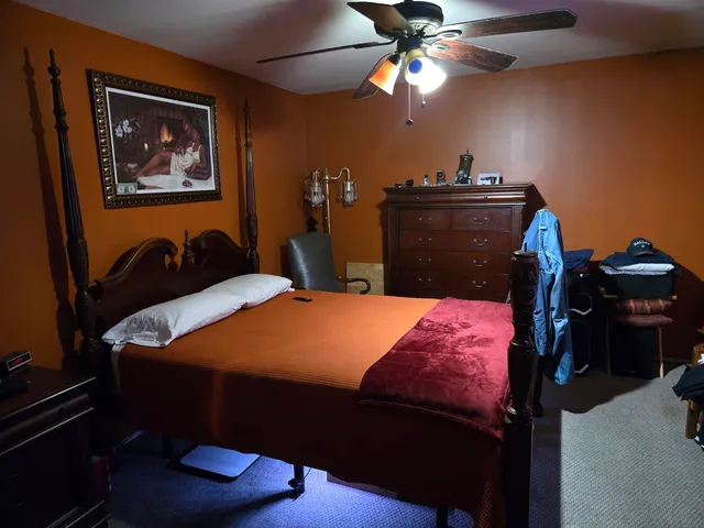 a bathroom with a toilet and a sink