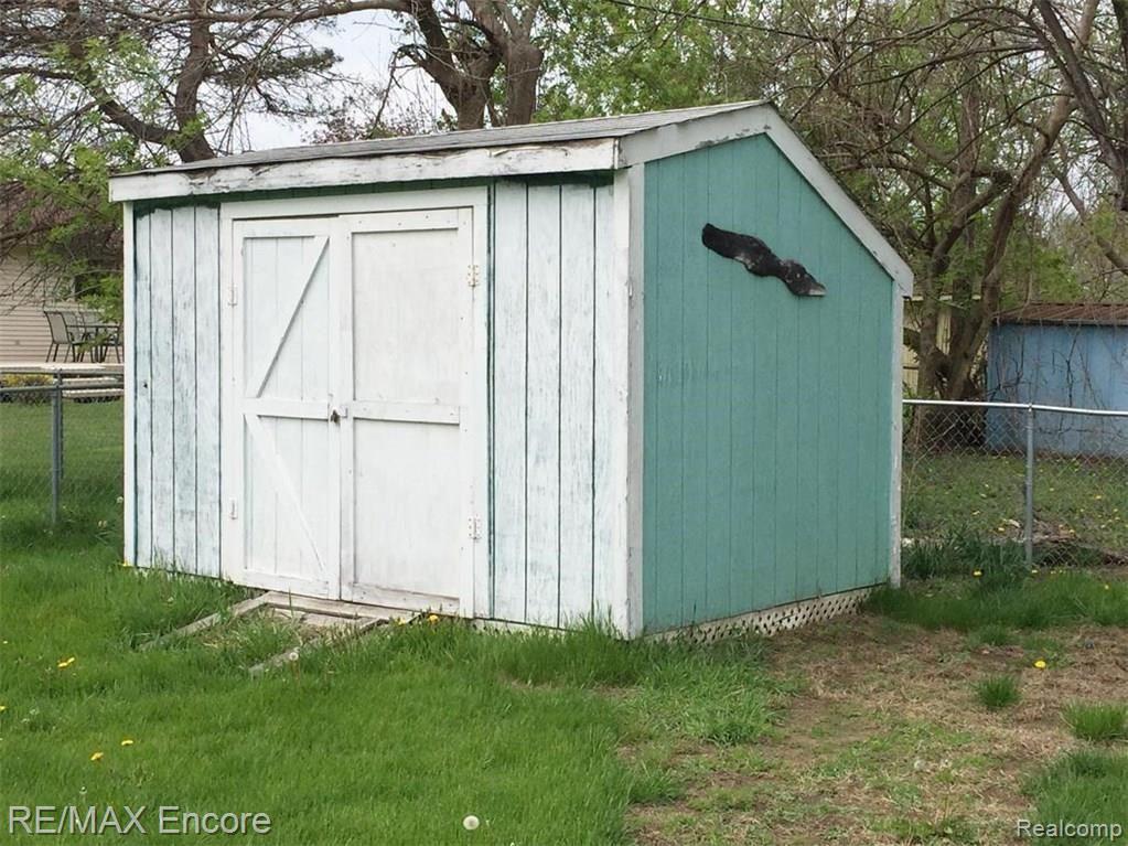 3180 Gerald Avenue Rochester, MI 48307 - Photo 12 of 12 Oversized shed for lawn mower and gardening tools