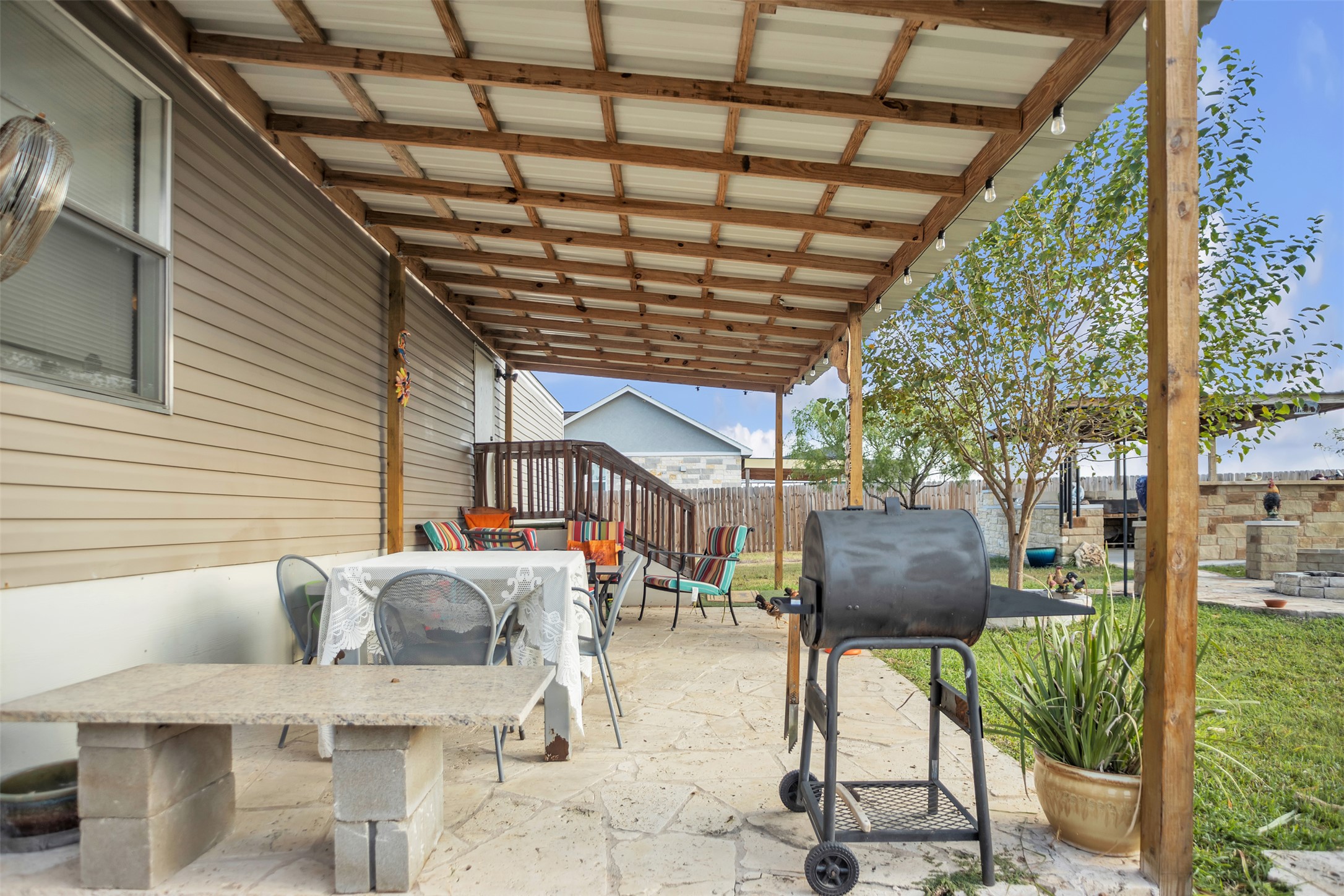 363 El Rey Drive Kyle, TX 78640 - Photo 26 of 40 View of patio with area for grilling