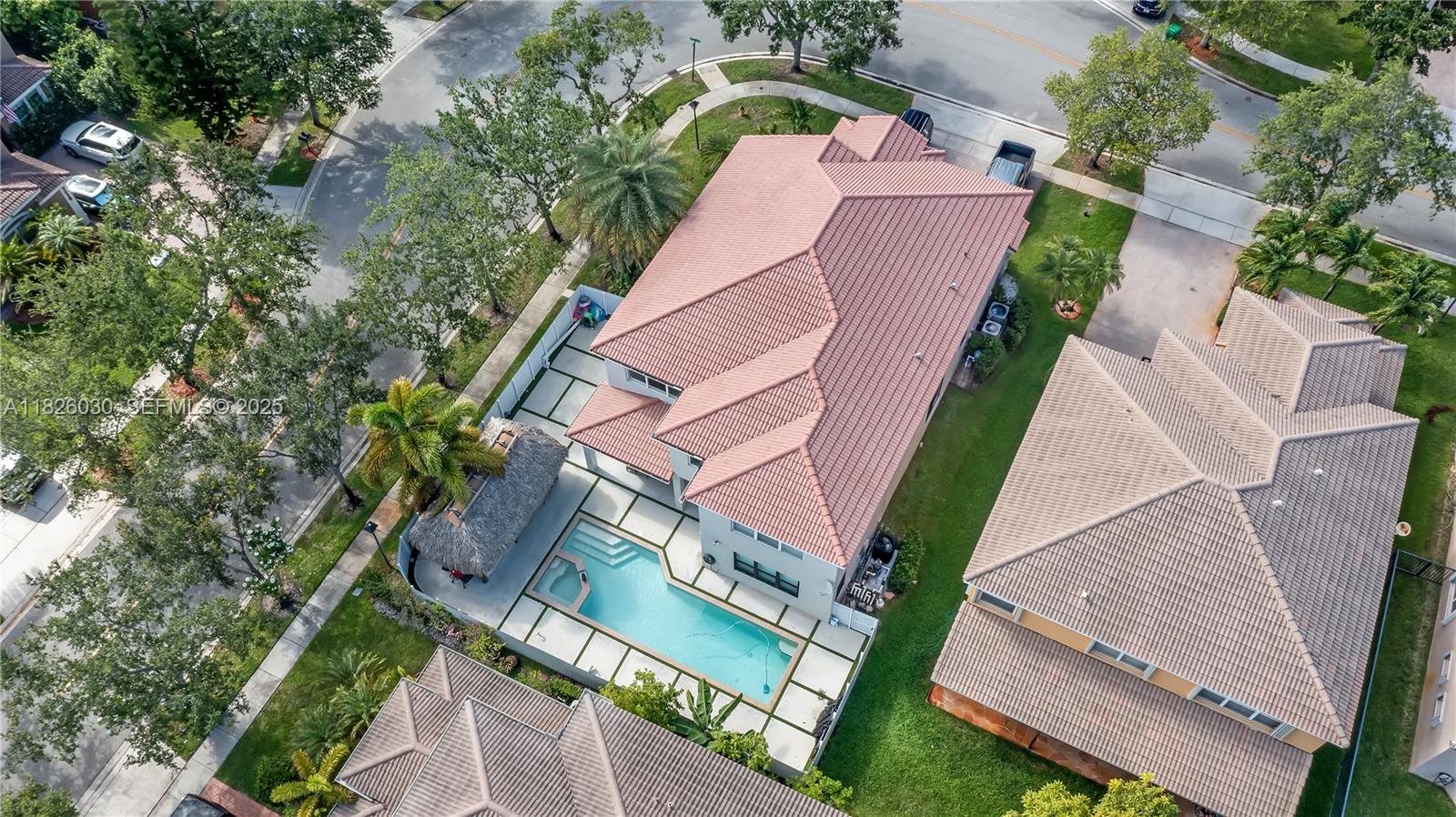 16488 Southwest 30th Street Miramar, FL 33027 - Photo 47 of 50 an aerial view of house with yard