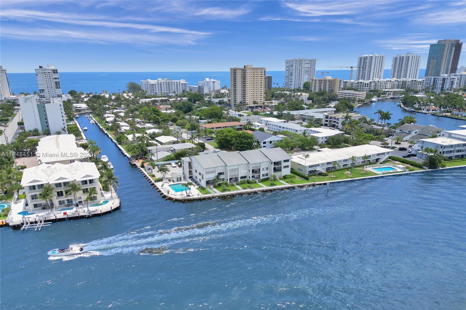 1101 South Riverside Drive, Unit 301 Pompano Beach, FL 33062 - Photo 35 of 40 a view of a city