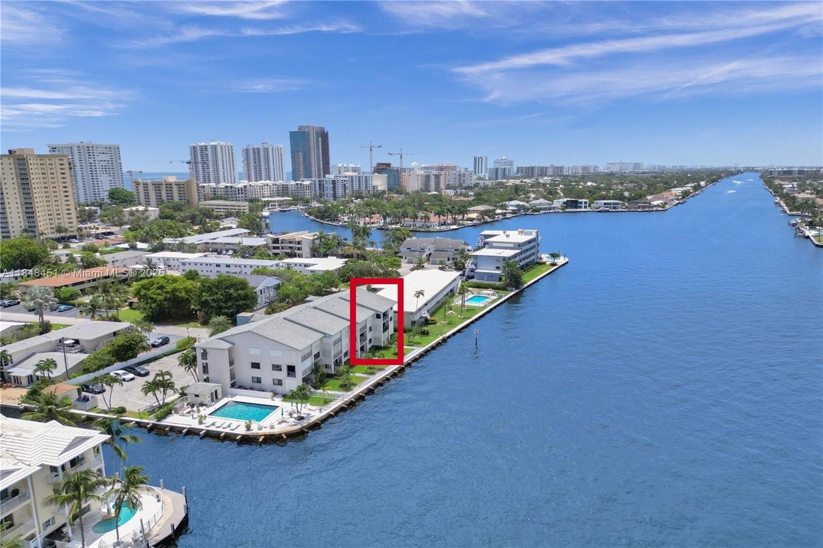 1101 South Riverside Drive, Unit 301 Pompano Beach, FL 33062 - Photo 37 of 40 a view of a city with tall buildings