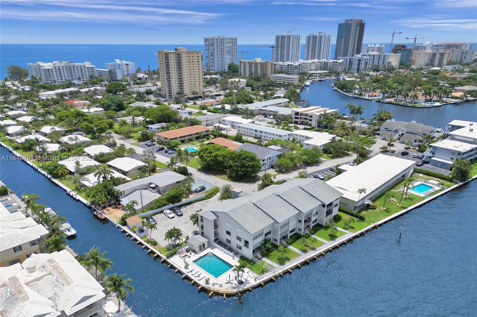 1101 South Riverside Drive, Unit 301 Pompano Beach, FL 33062 - Photo 8 of 40 a city view with tall buildings