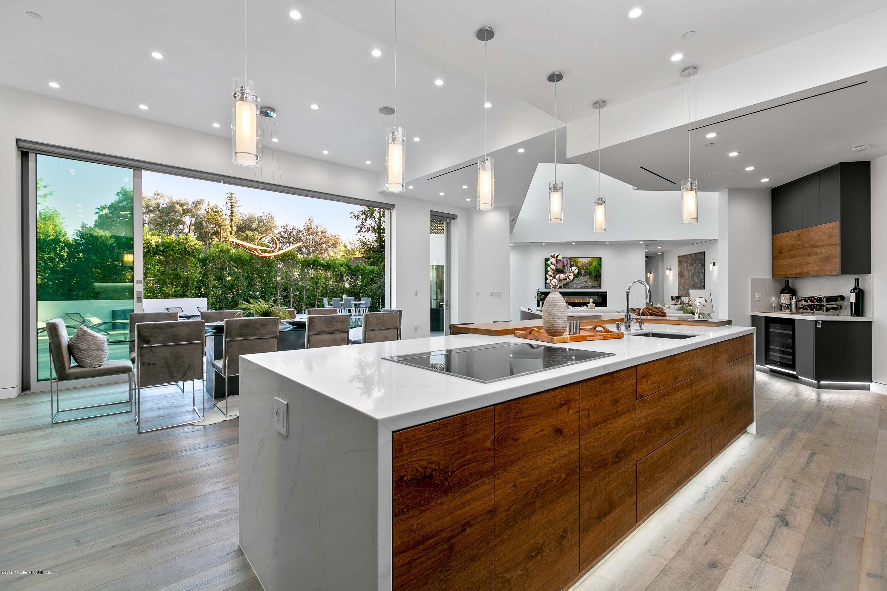 4402 Wasatch Drive La Canada Flintridge, CA 91011 - Photo 12 of 62 a large white kitchen with a large window