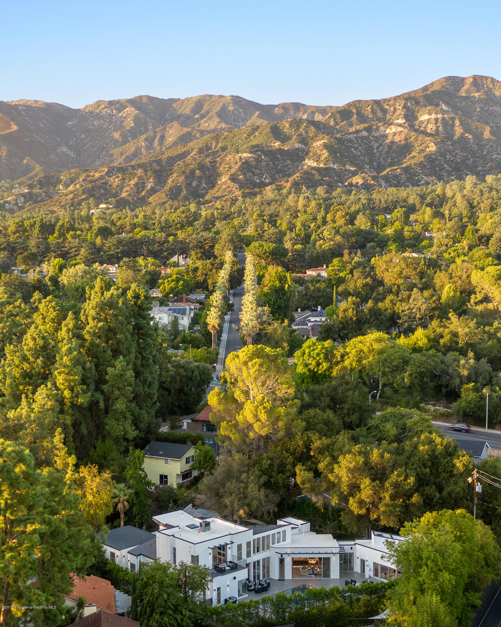 4402 Wasatch Drive La Canada Flintridge, CA 91011 - Photo 57 of 62 an aerial view of residential houses with outdoor space and trees