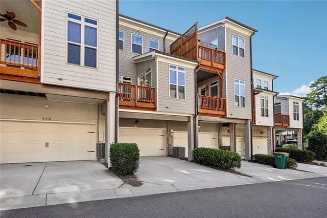 a view of a building with a street