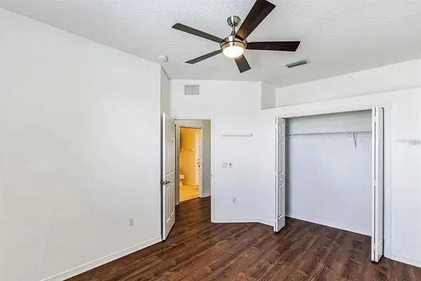 wooden floor in an empty room