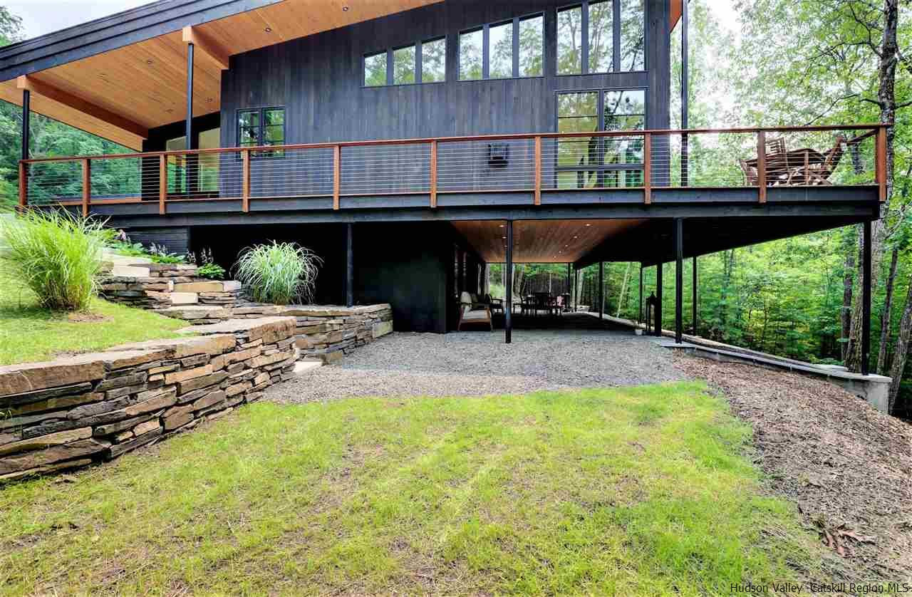 10 Hidden Mountain Stone Ridge, NY 12484 - Photo 26 of 35 a view of backyard with swimming pool and outdoor seating