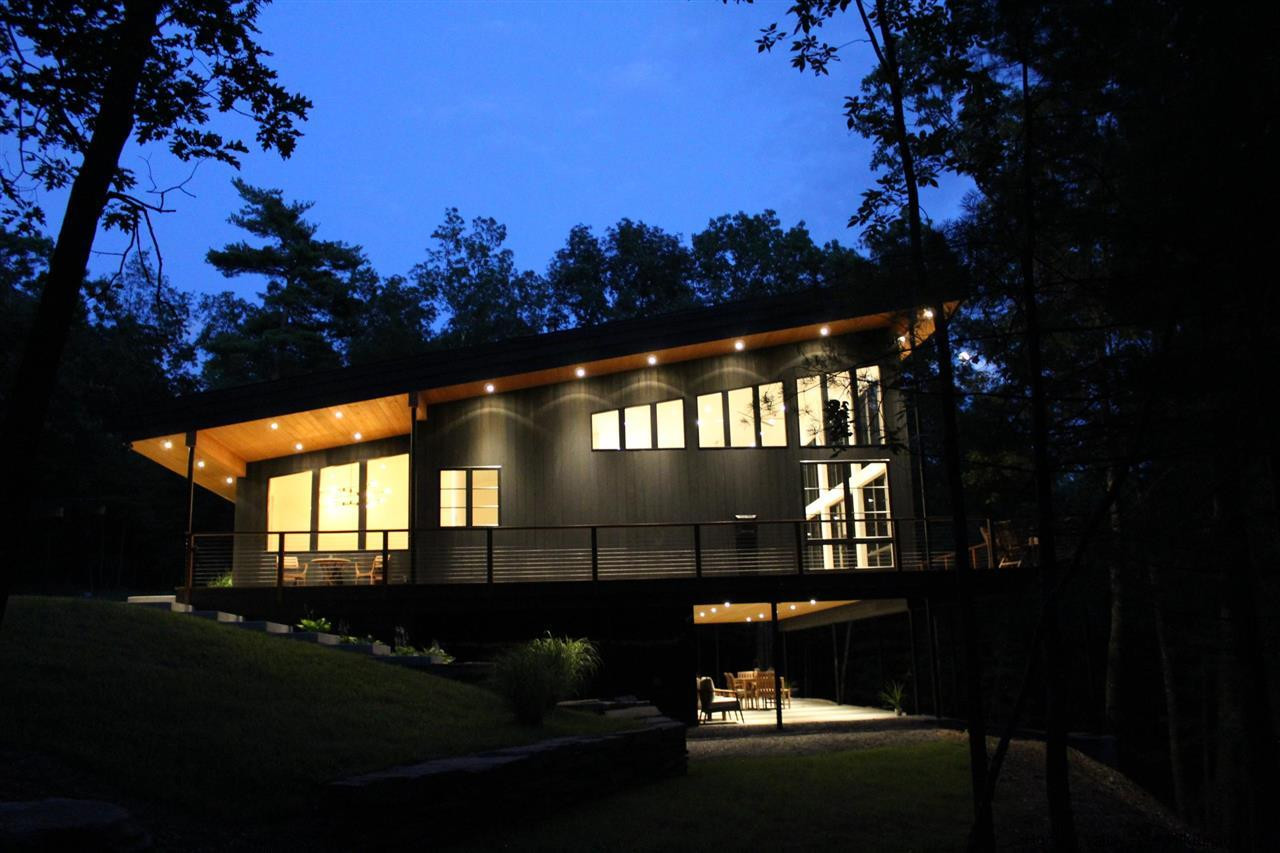 10 Hidden Mountain Stone Ridge, NY 12484 - Photo 33 of 35 a view of swimming pool and bench in backyard