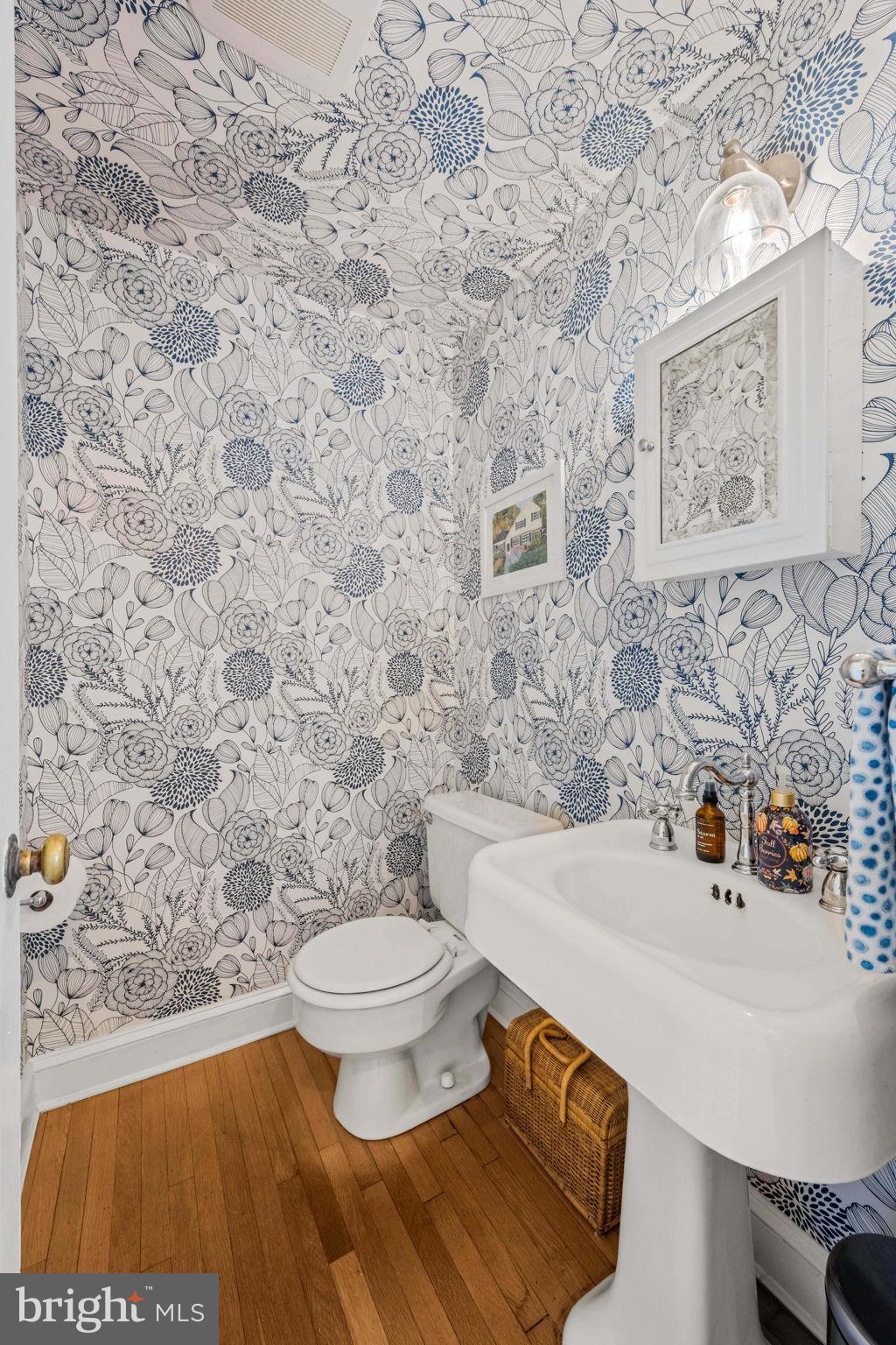 3203 Circle Hill Road Alexandria, VA 22305 - Photo 22 of 48 a bathroom with a sink and a toilet