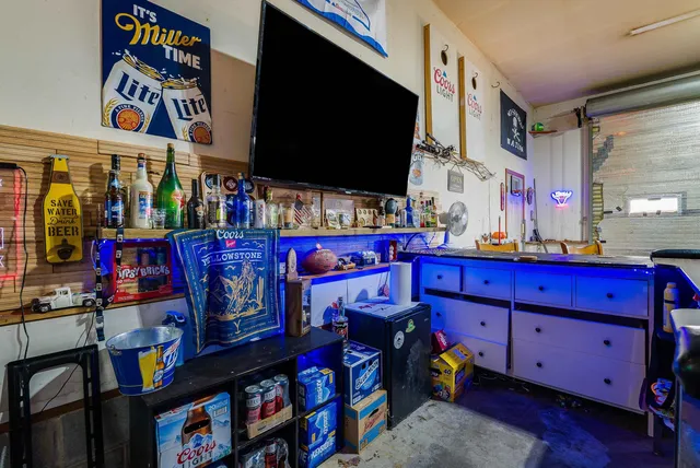 a room with furniture and equipment