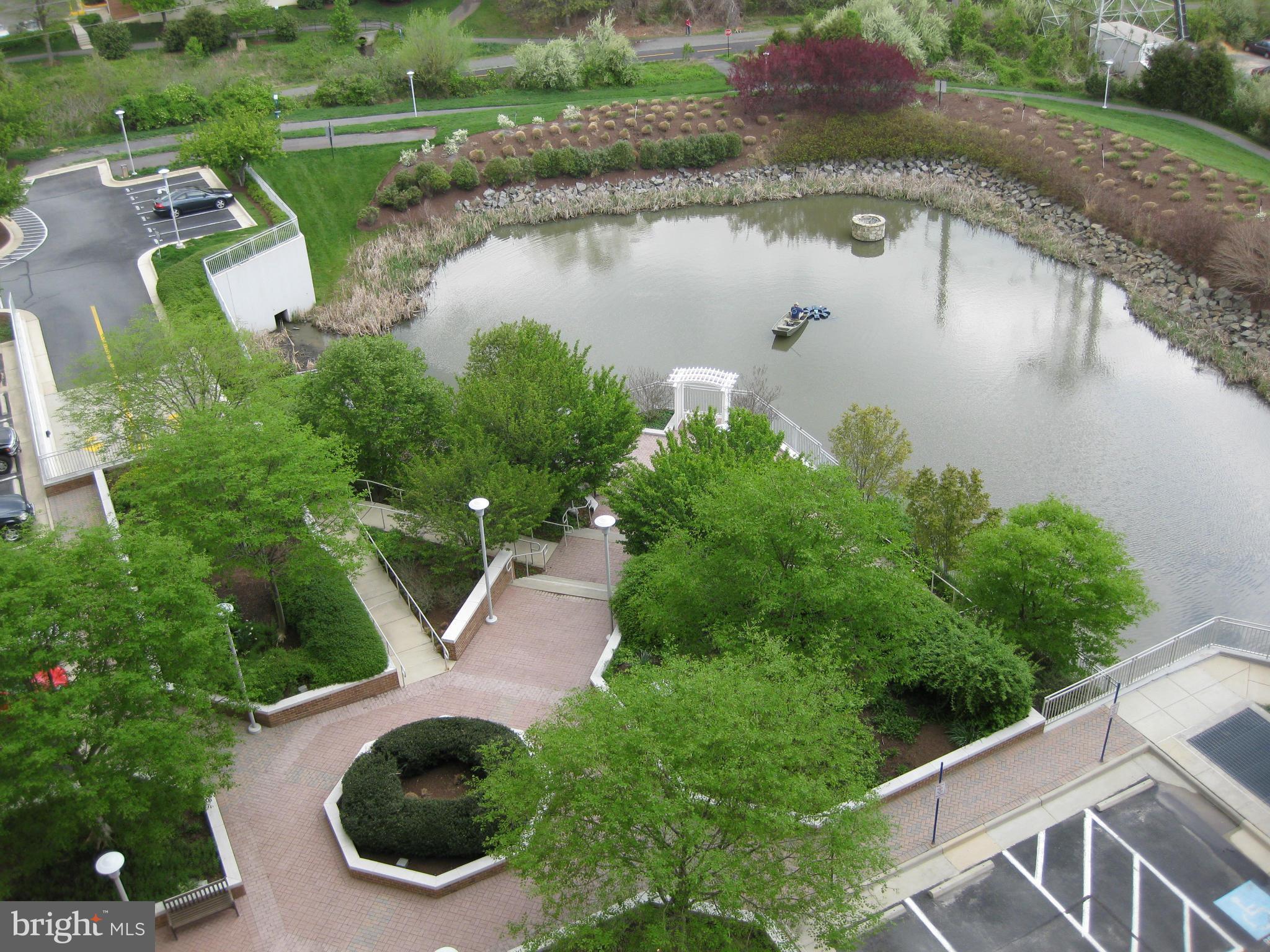 11800 Sunset Hills Road, Unit 925 Reston, VA 20190 - Photo 11 of 29 a view of a lake with a yard and potted plants