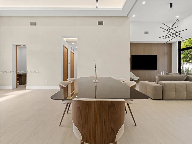 a room with furniture and a window