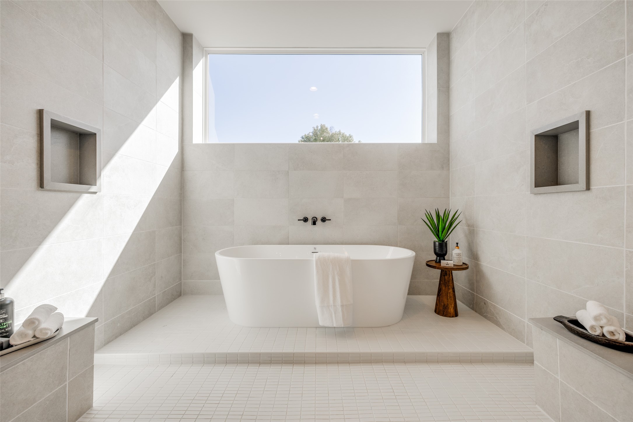 1701 Banks Street Houston, TX 77098 - Photo 48 of 50 a white bath tub sitting in a bathroom
