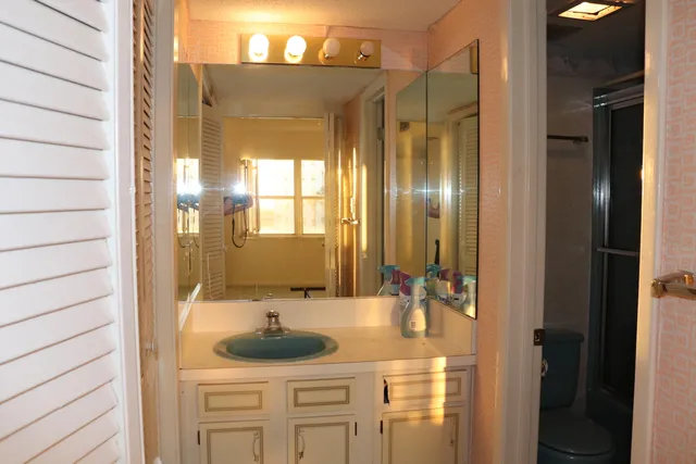 a view of front door