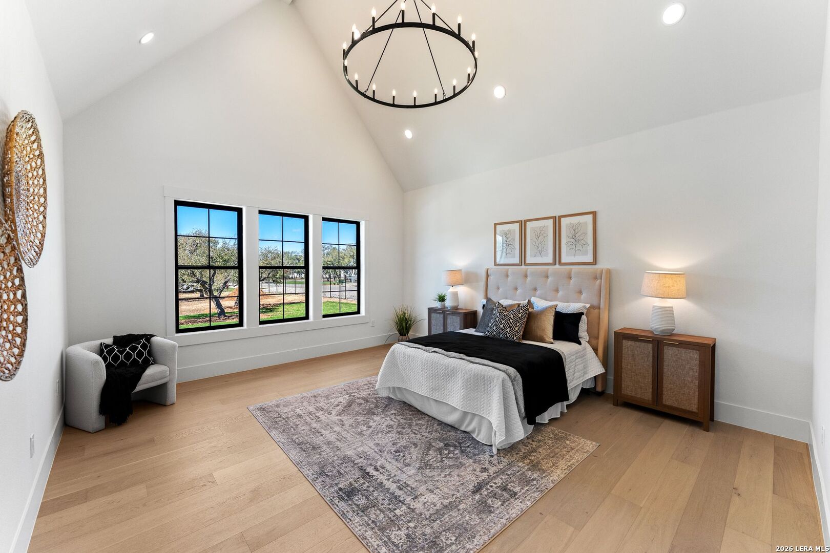 34793 High Gate Road Bulverde, TX 78163 - Photo 26 of 50 a bed room with a bed and a chair